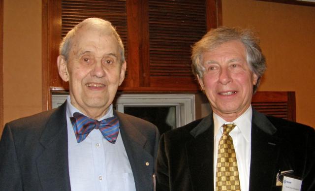 Former TRIUMF Direcotr Erich Vogt and Univ of Manitoba Physicist Wim Van Oers