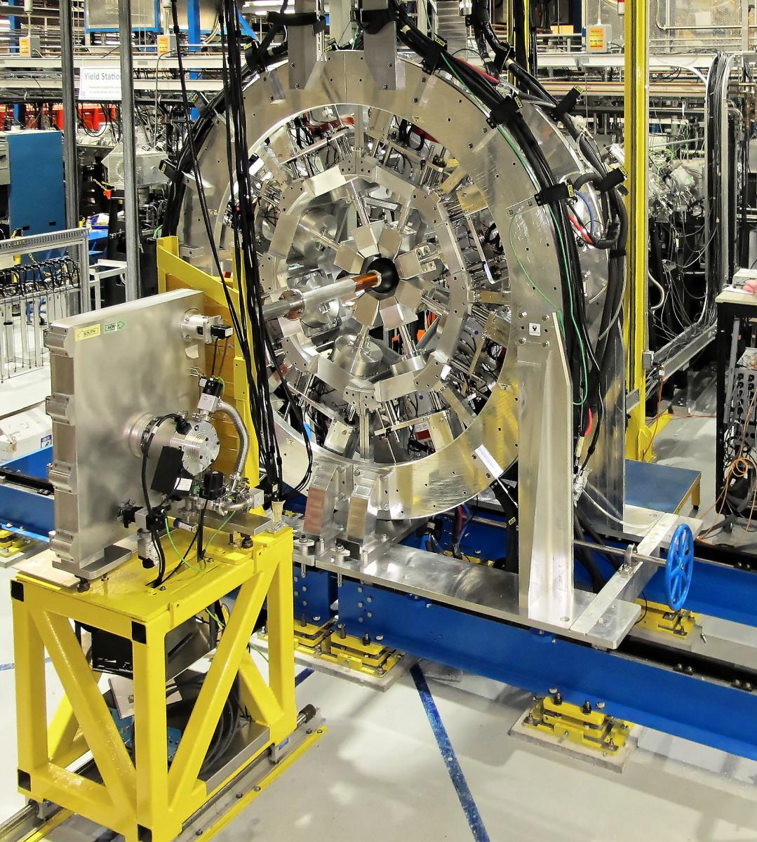 Photograph of the GRIFFIN detector based at TRIUMF