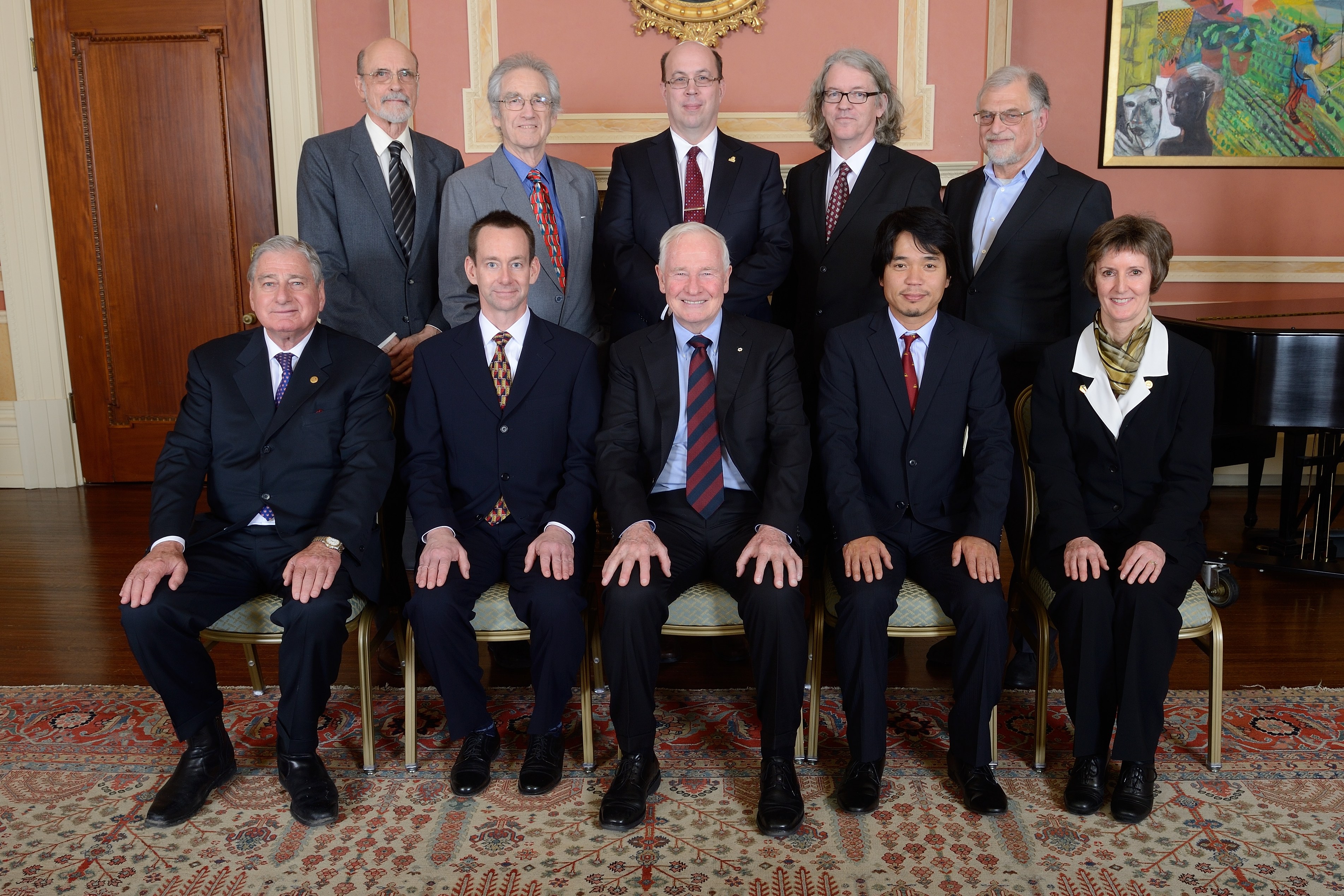 ALPHA Canada team upon receiving the NSERC Polanyi Prize in 2013. (credit NSERC).